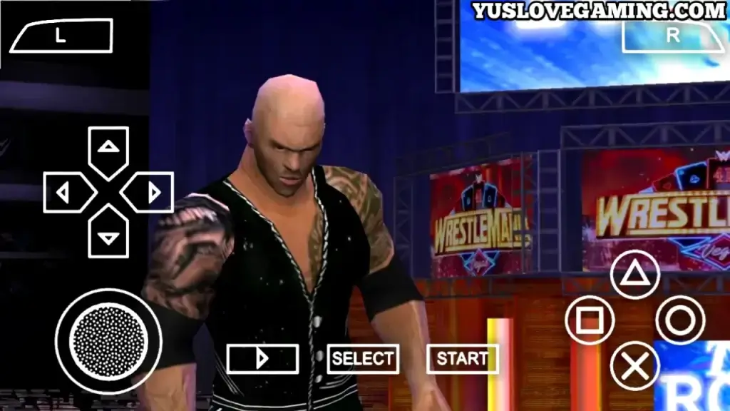 Intense WWE 2K25 PSP ISO gameplay on Android with latest 2025 roster and authentic PPSSPP experience