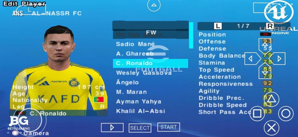 Latest PES 2026 PSP player transfer update featuring new squad lineup for 2025/26 season