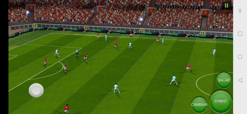 FIFA 14 Mod FC 26 offline tournament mode menu on Android screen.