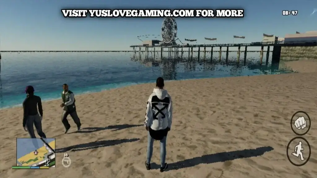 GTA V MOD characters in San Andreas gameplay on Android