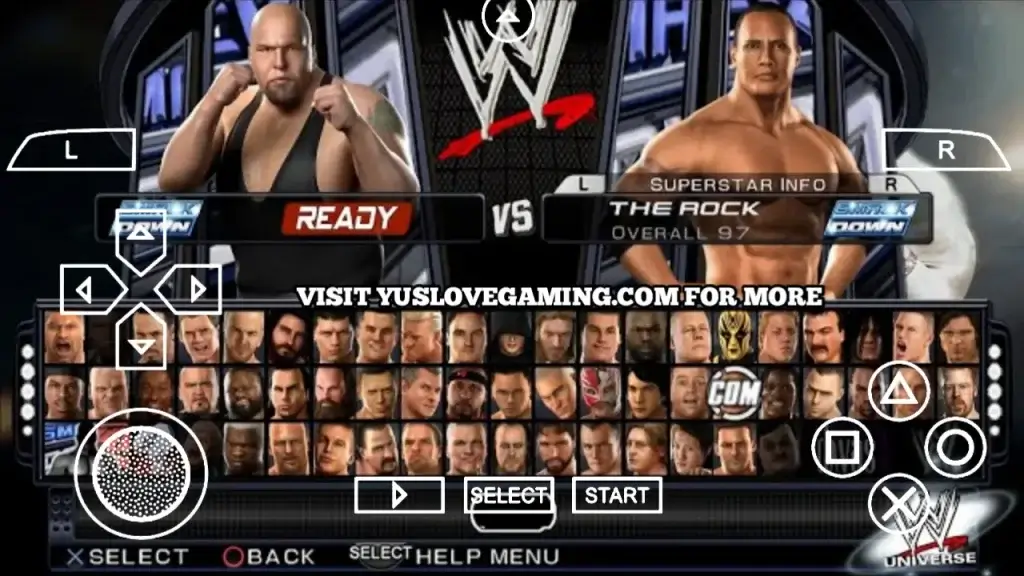 Download WWE SmackDown vs Raw 2011 PSP ISO for Android. Enjoy HD graphics, real superstars, new arenas, and full offline wrestling action at 60FPS.