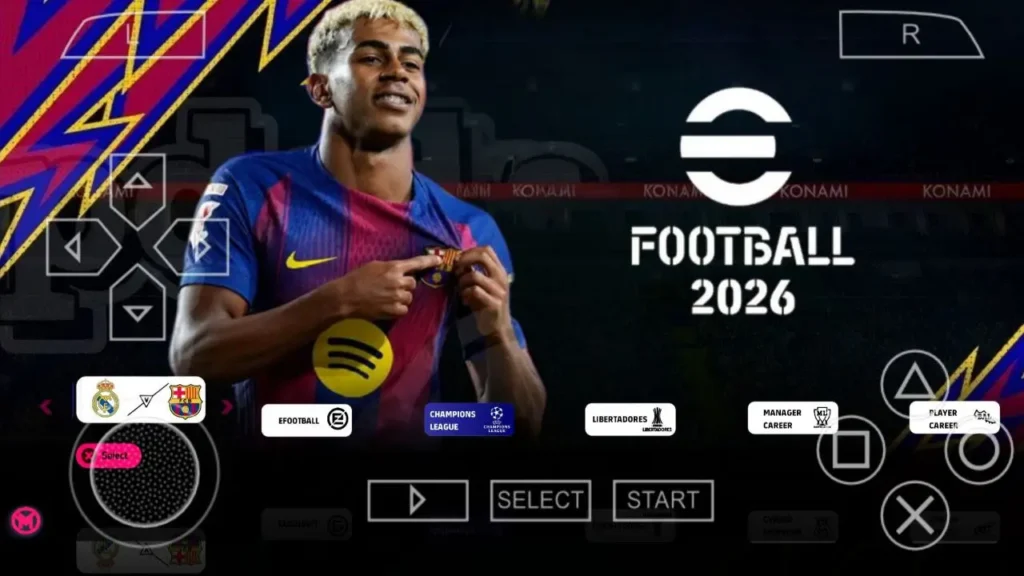 PES 26 PSP gameplay showing updated kits and improved animation quality