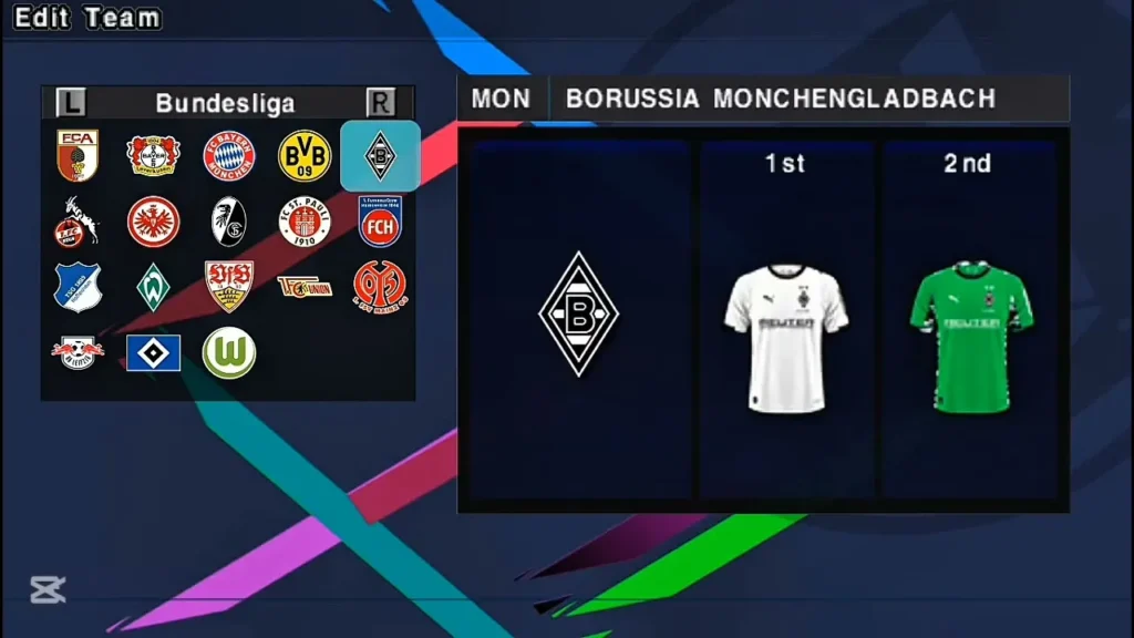 Close-up of player faces and 2025/26 kits in the eFootball PES 2026 mobile mod.