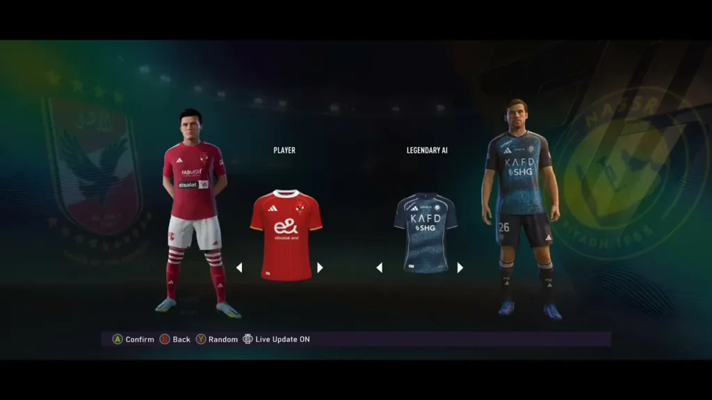 updated ea sports fc 26 mobile squads and team selection screen in fifa 16 mod mobile