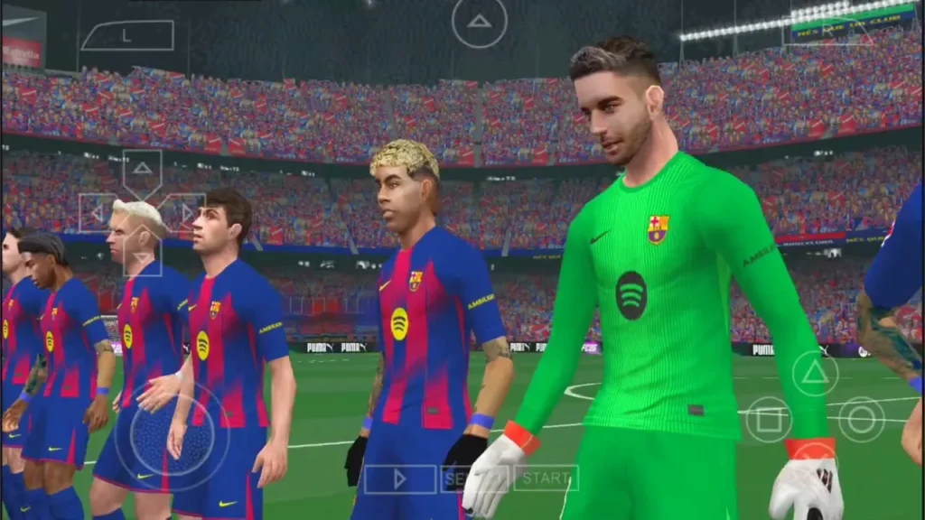 EA SPORTS FC 26 PSP ISO V1 gameplay on PPSSPP with updated 2026 jerseys and real faces.