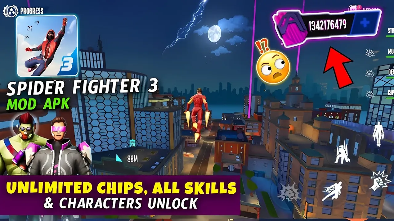 Spider Fighter 3 APK Android Offline Action Game