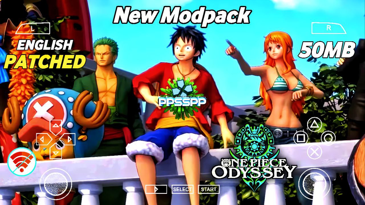 ONE PIECE ODYSSEY NEW PSP MOD V1.0 HIGHLY COMPRESSED