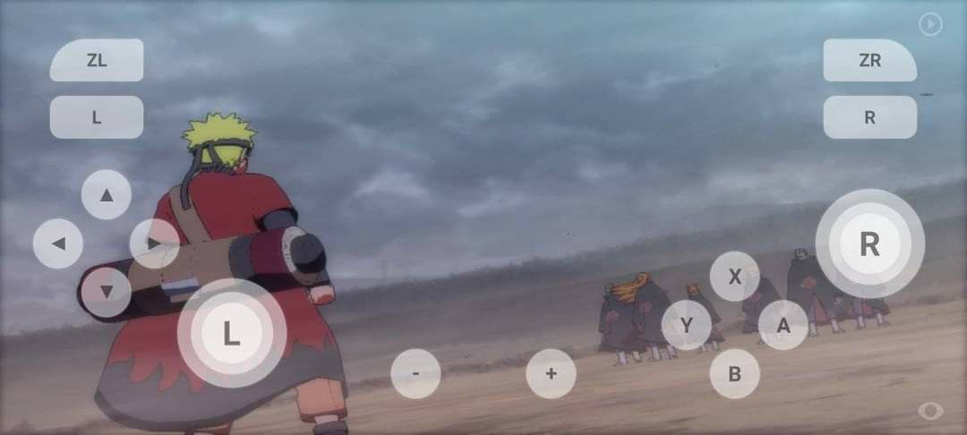 Naruto Shippuden Ultimate Ninja Storm 2 Switch Android Offline 4 Skyline emulator running Naruto Switch game on Android device