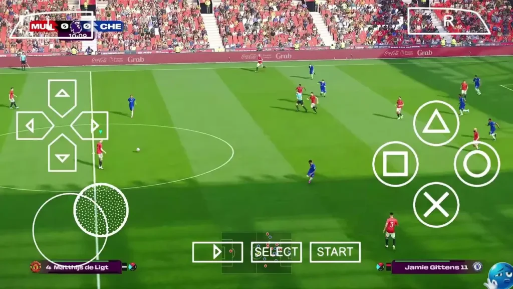 EA SPORTS FC 26 PSP ISO Android Offline PPSSPP Download 2 EA SPORTS FC 26 PSP gameplay showing HD football graphics on Android