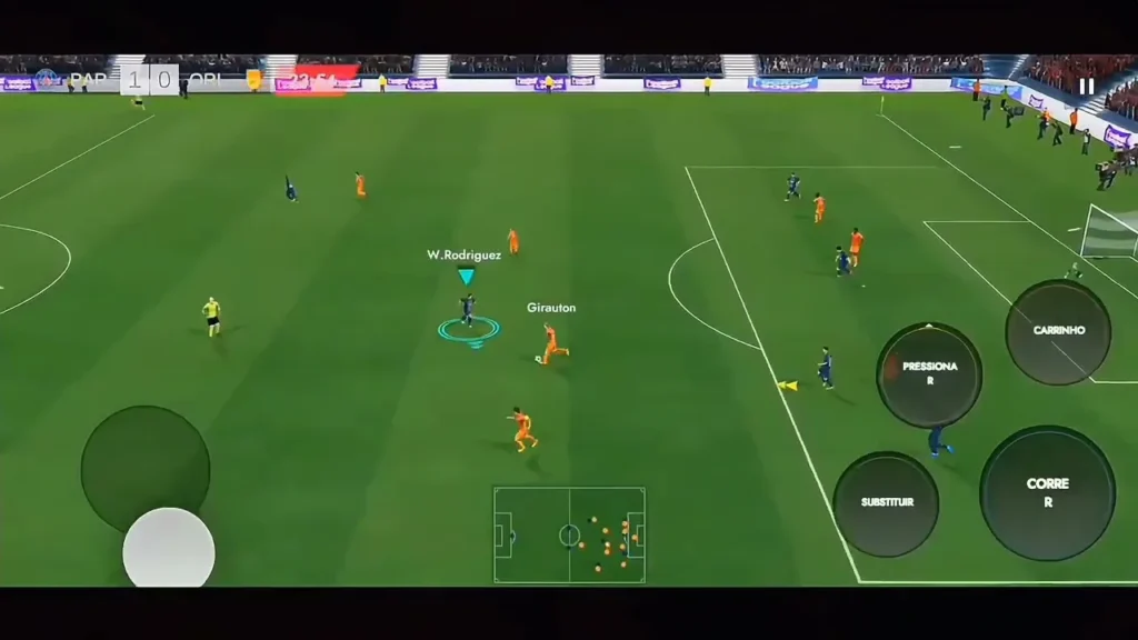 Football League 2026 Android Offline Latest Transfers Update 2 Football League 2026 gameplay showing HD football graphics on Android