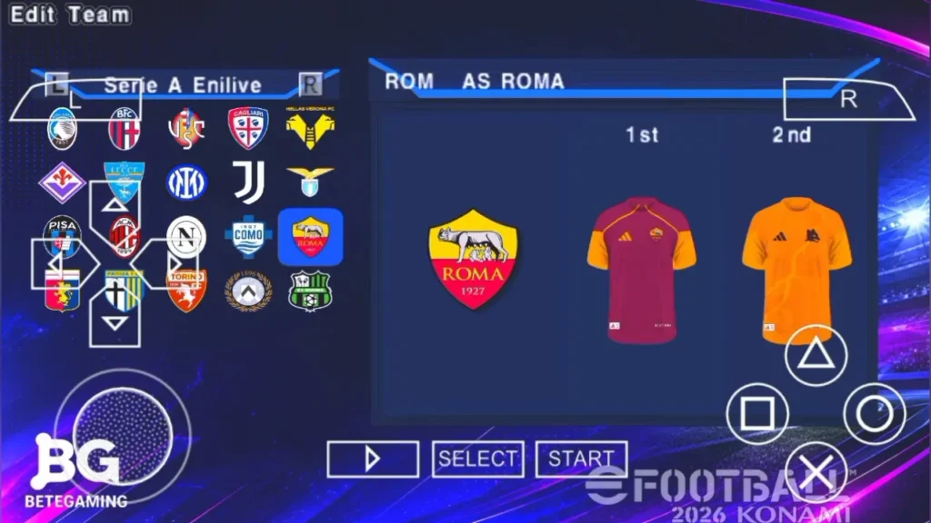 eFootball PES 2026 PSP ISO Android Offline Latest Update 2 eFootball PES 2026 PSP gameplay showing HD football graphics on Android