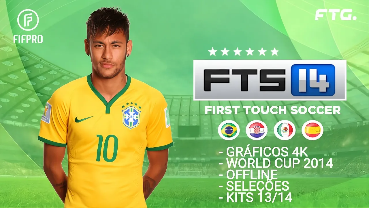 FTS 14 MOBILE MOD FIFA WORLD CUP 2014 OFFLINE ANDROID 2 FTS 14 Mobile MOD FIFA World Cup 2014 for Android. Experience the legendary Brazil 2014 tournament completely offline with HD national kits, realistic stadiums, and smooth retro controls.